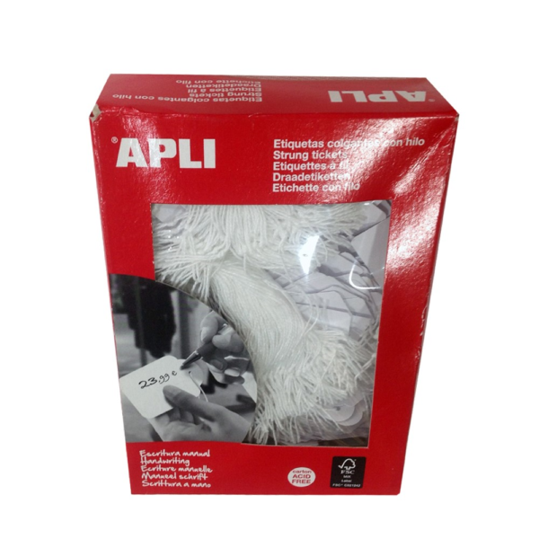 ETIQUETES DE BAGAGEM APLI 9X24MM