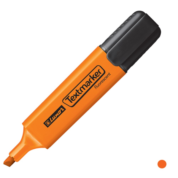 MARCADOR DE TEXTO FLUORESCENTE LARANJA
