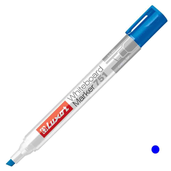 MARCADOR DE QUADRO BRANCO LUXOR 751 AZUL