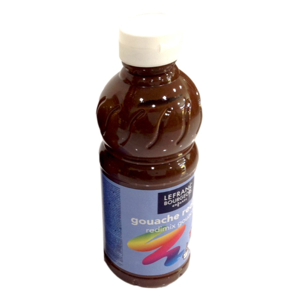 GUACHE COLOR LIQUIDO 500ML CASTANHO