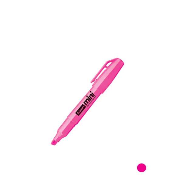 MINI MARCADOR FLUORESCENTE ROSA