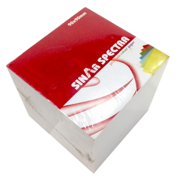 BLOCO SINAR SPECTRA BRANCO 90X90MM