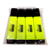 JOGO DE 4 MARCADOR FLUORESCENTE AMARELO