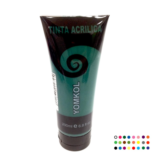 TINTA ACRILICA YOMKOL DEEP GREEN (VERDE ESCURA)