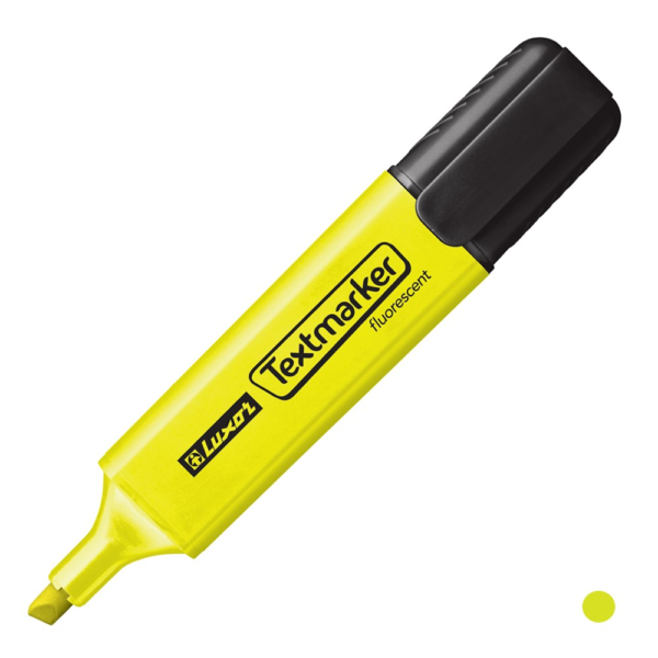 MARCADOR DE TEXTO FLUORESCENTE AMARELO