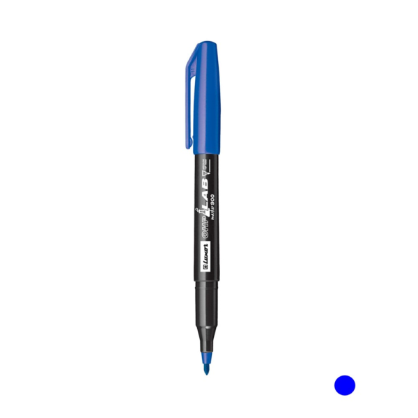 MARCADOR DE LABORATORIO AZUL