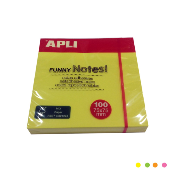 POST  APLI 75X75 AMARELO BRILHANTE