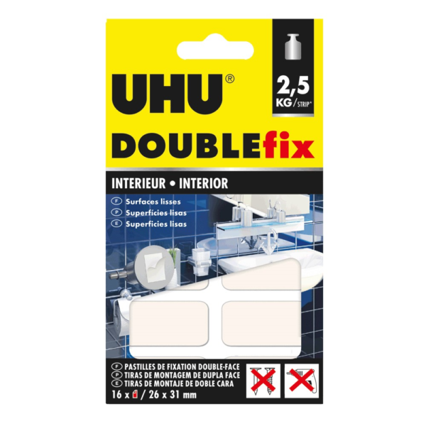 UHU DOUBLE FIX INTERIOR