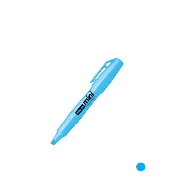 MINI MARCADOR FLUORESCENTE AZUL