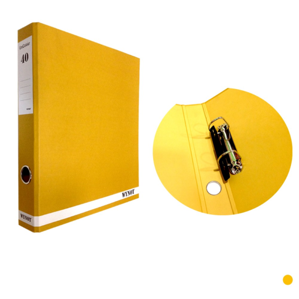 PASTA DE ARQUIVO L40 UNICOLOR AMARELO