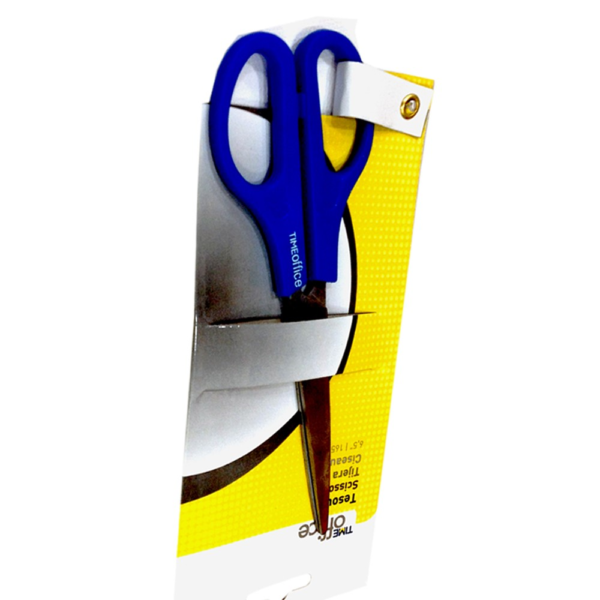 TESOURA TIME OFFICE 6-1/2/AZUL