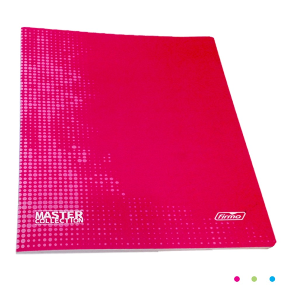 CADERNO A4 CAPA PLASTICA MASTER COLLECTI