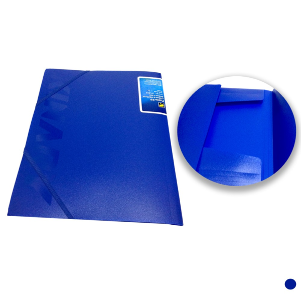 CAPA PLASTICA C/ELASTICO KINARY AZUL
