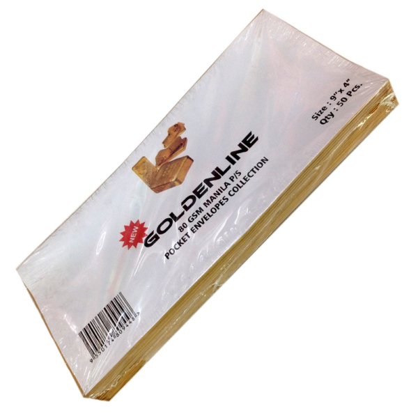 ENVELOPE CASTANHO 9X4 80GSM