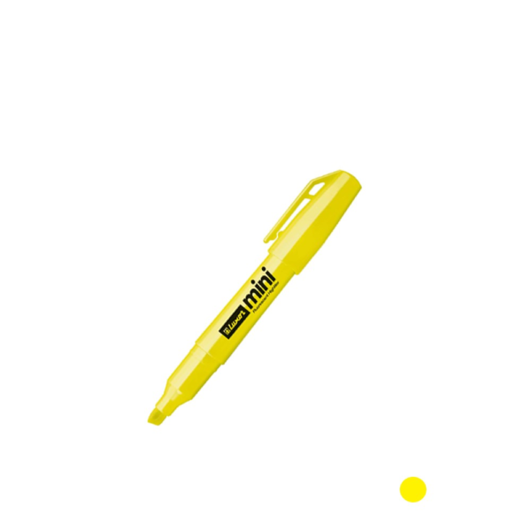 MINI MARCADOR FLUORESCENTE AMARELO