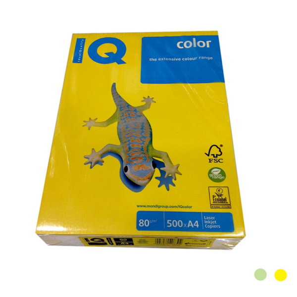 RESMA DE PAPEL A4 AMARELO