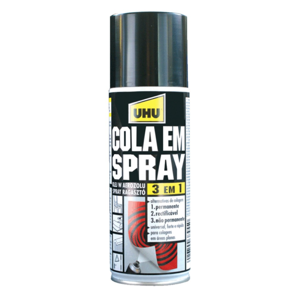 UHU COLA SPRAY ADESIVO 3 EM 1 200ML
