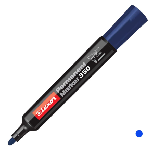 MARCADOR PERMANENTE  LUXOR 350 AZUL